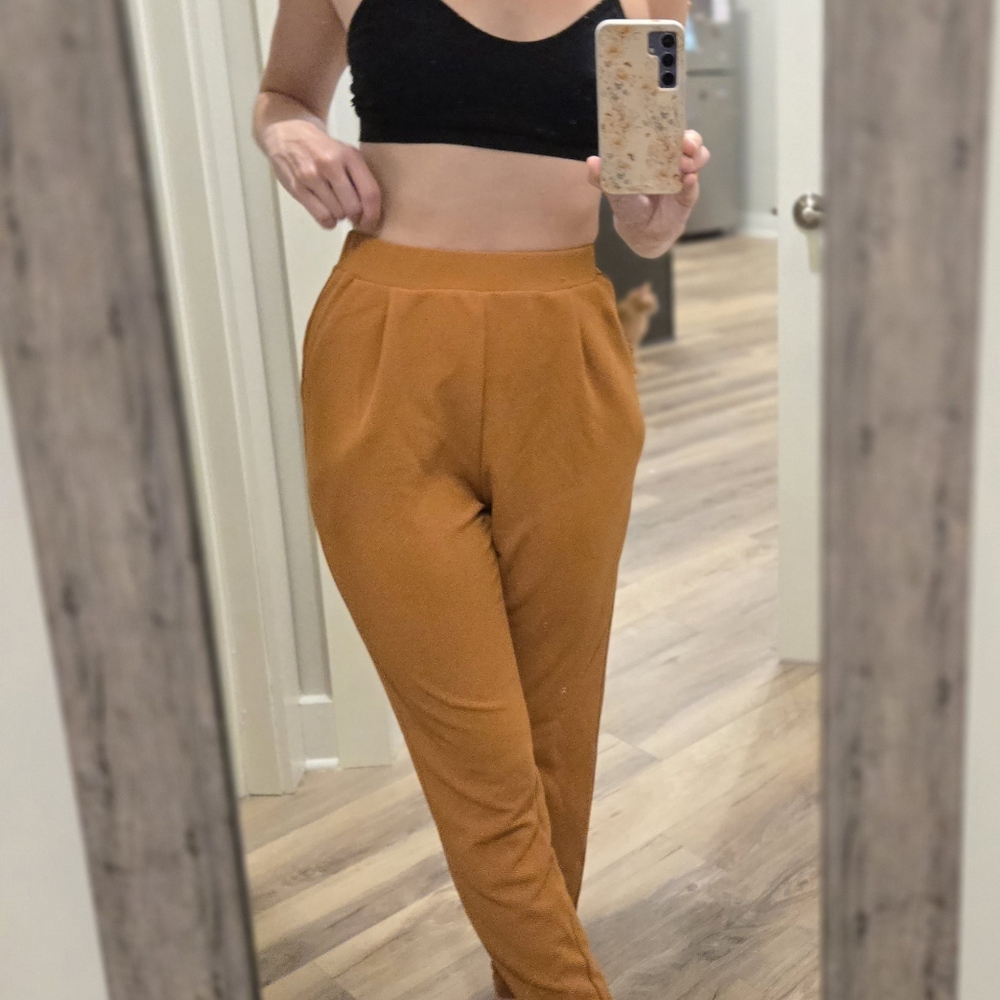 Orangeish/Brownish Work Slacks
